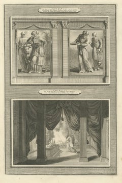 High Priest and Levites and God Speaks in the Holy of Holies, Mortier circa 1700