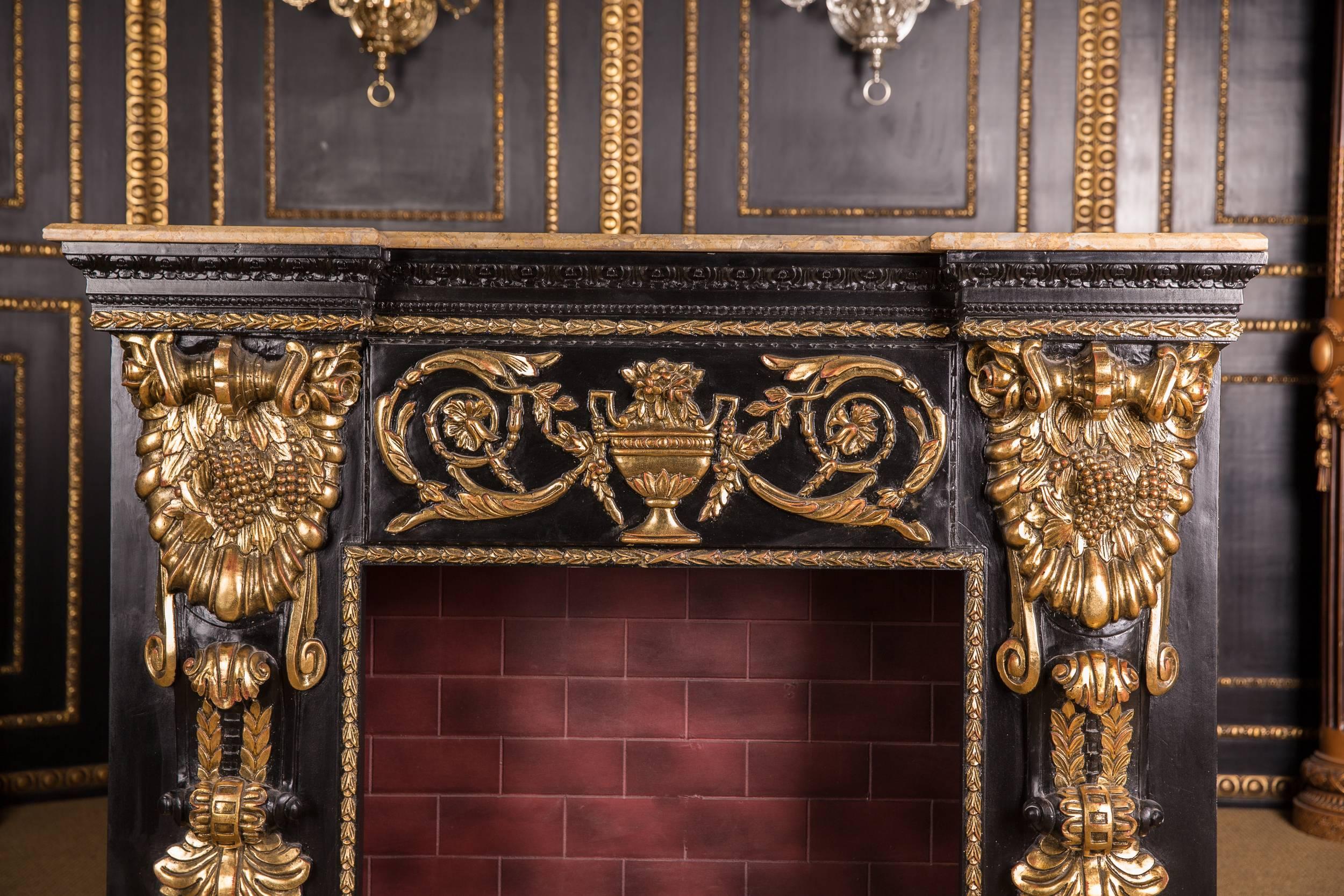 baroque fireplace