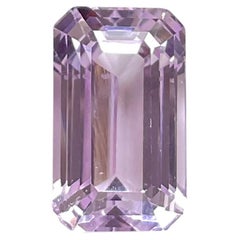 High Quality 12.65 Carats Pink Kunzite Octagon Cut stone For jewelry Natural Gem