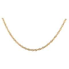 High Quality 14k Yellow Gold Chain Necklace