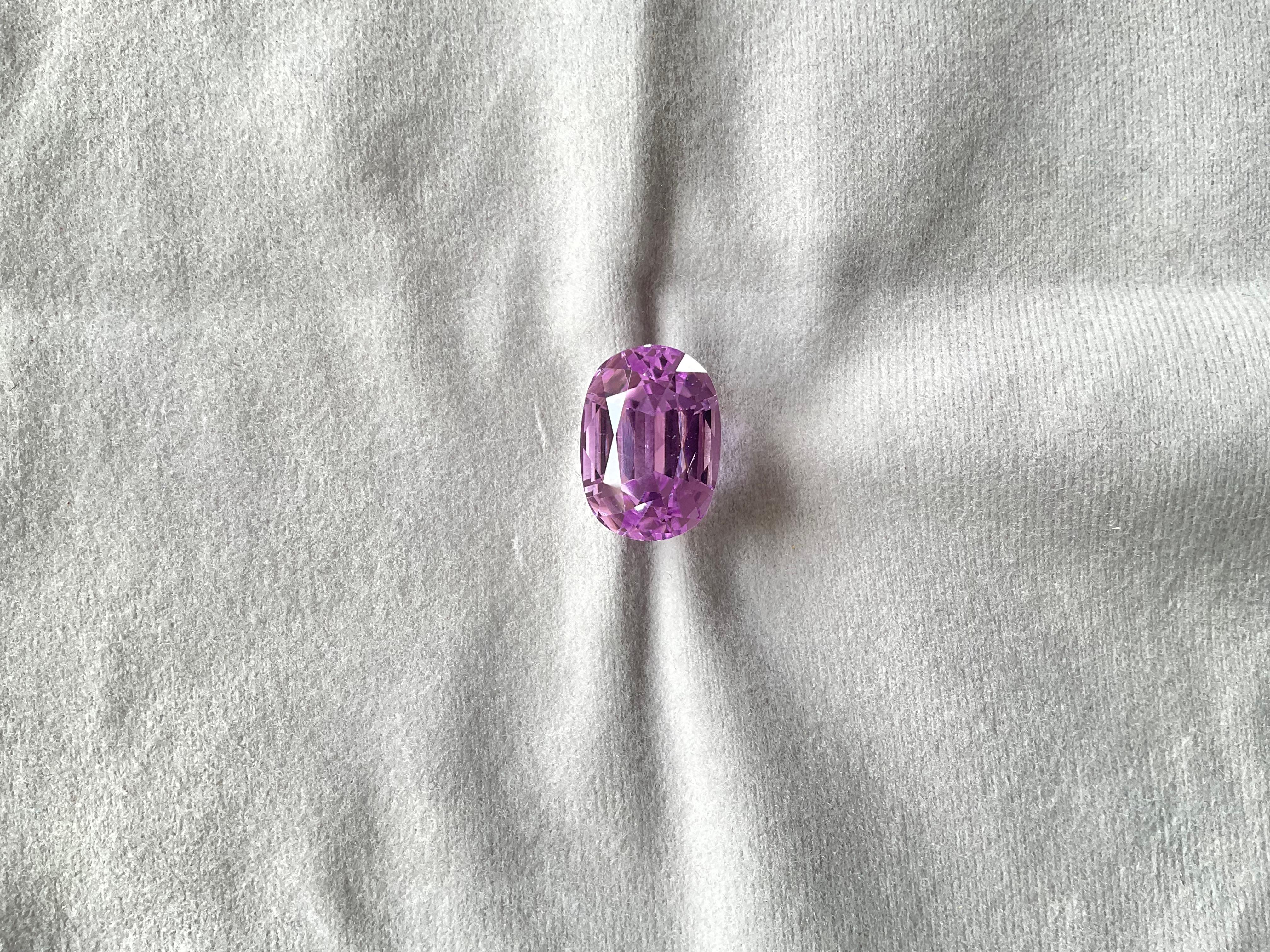High Quality 25.15 Carats Pink Kunzite Oval Cut stone For jewelry Natural Gem 6