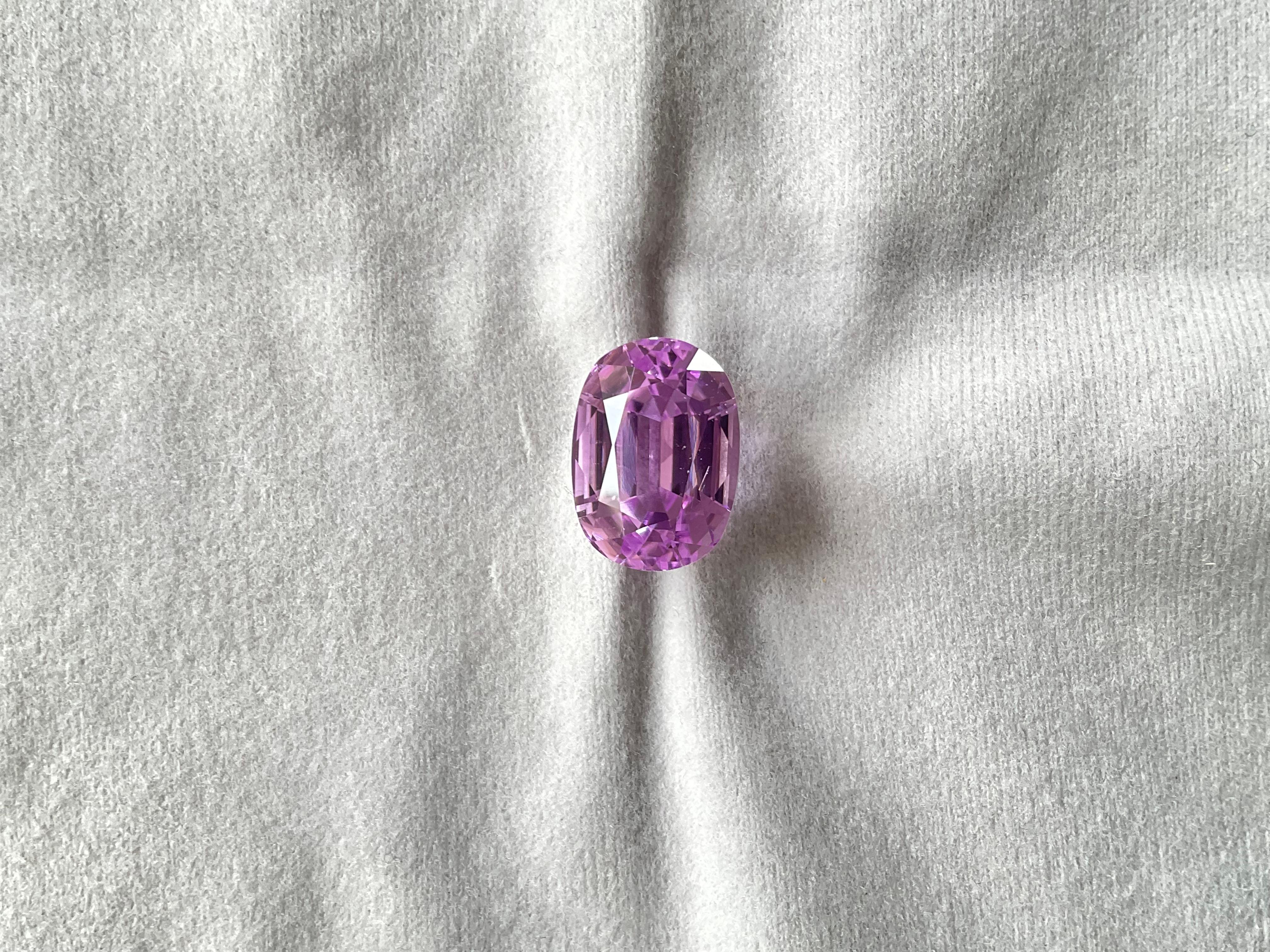 High Quality 25.15 Carats Pink Kunzite Oval Cut stone For jewelry Natural Gem 7