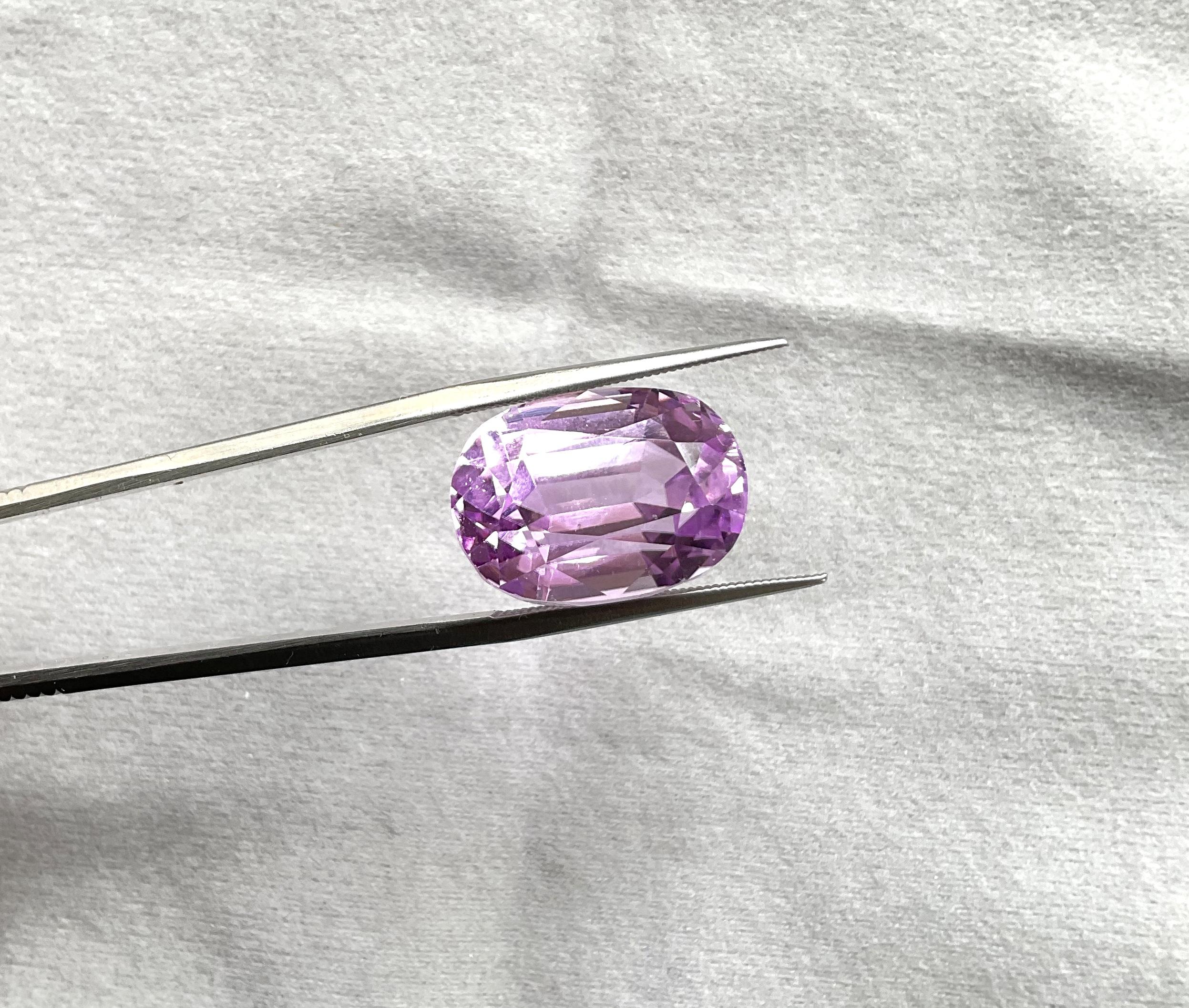 Women's or Men's High Quality 25.15 Carats Pink Kunzite Oval Cut stone For jewelry Natural Gem