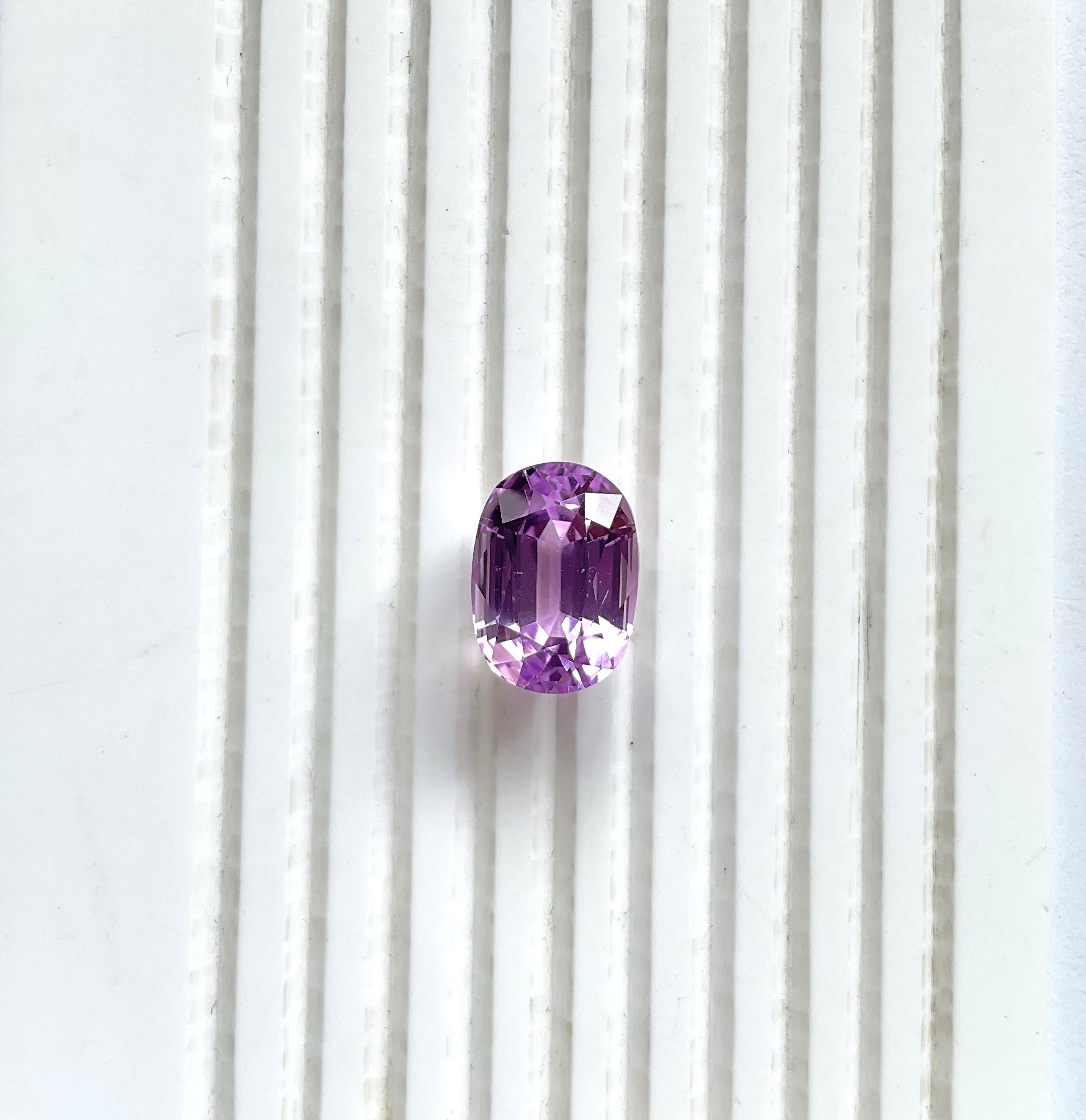 High Quality 25.15 Carats Pink Kunzite Oval Cut stone For jewelry Natural Gem 1