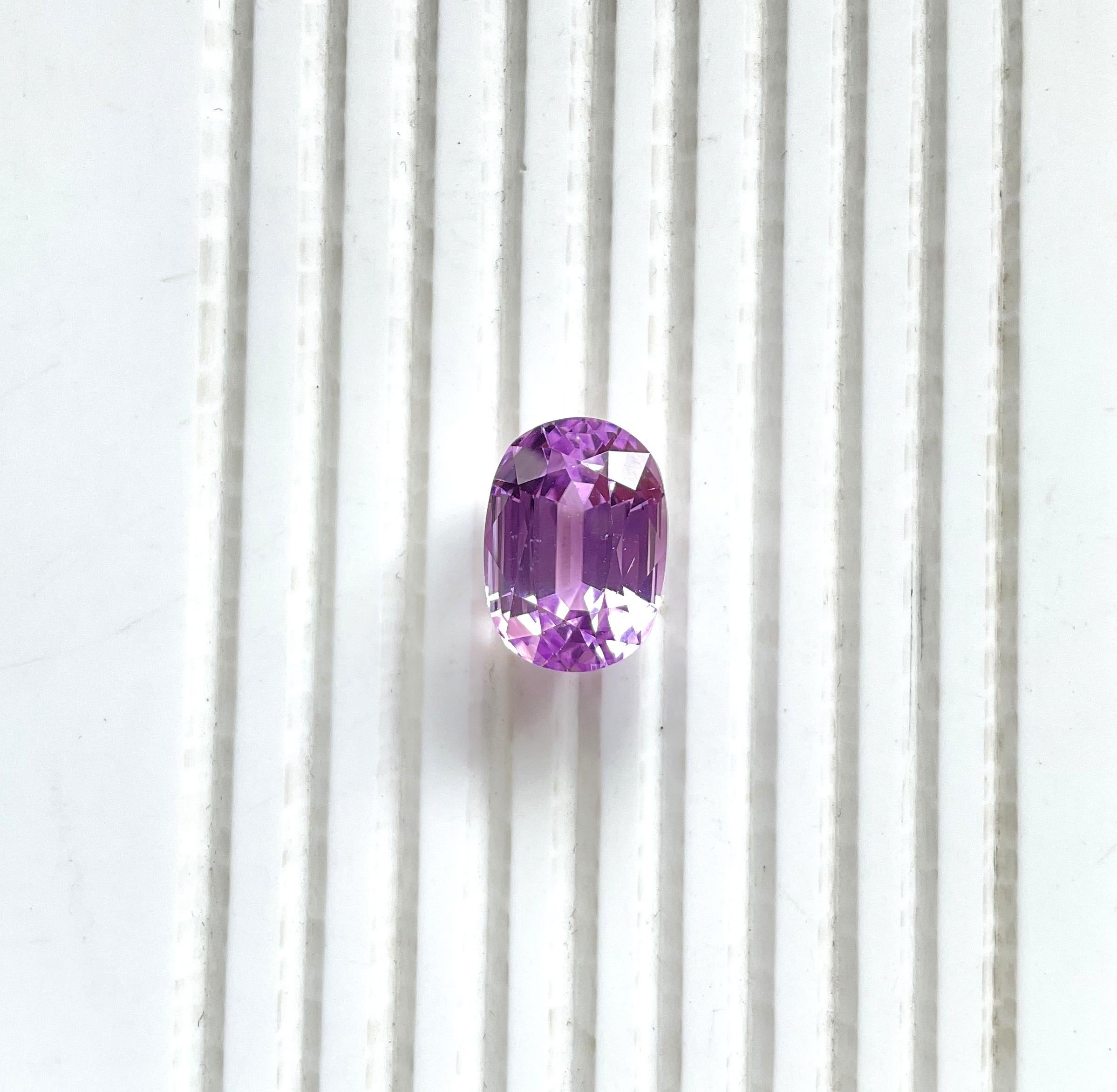 High Quality 25.15 Carats Pink Kunzite Oval Cut stone For jewelry Natural Gem 2