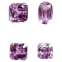 High Quality 26.05 Carats Pink Kunzite 4 Piece Cut stone For jewelry Natural Gem