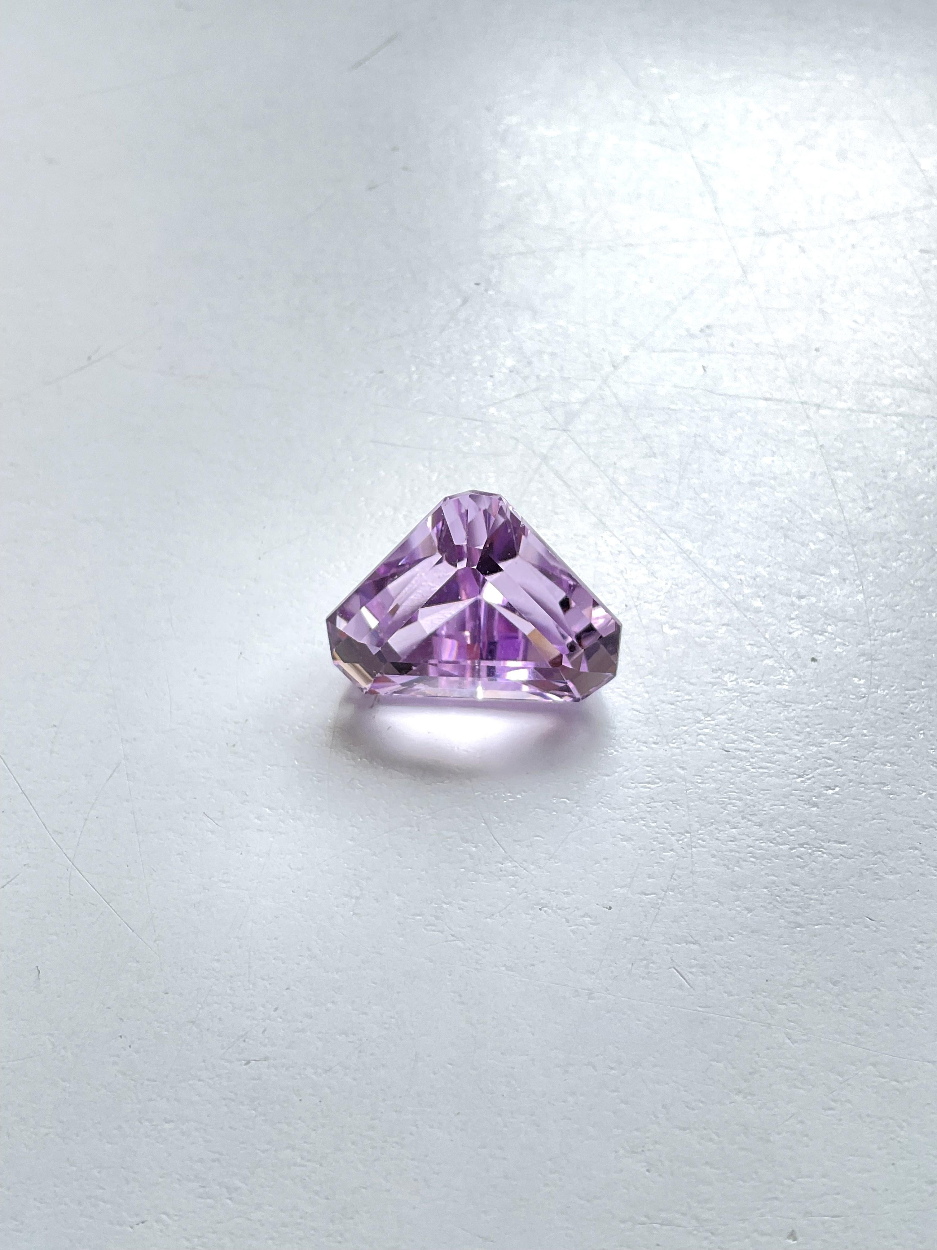 High Quality 33.30 Carats Pink Kunzite Fancy Cut stone For jewelry Natural Gem 2