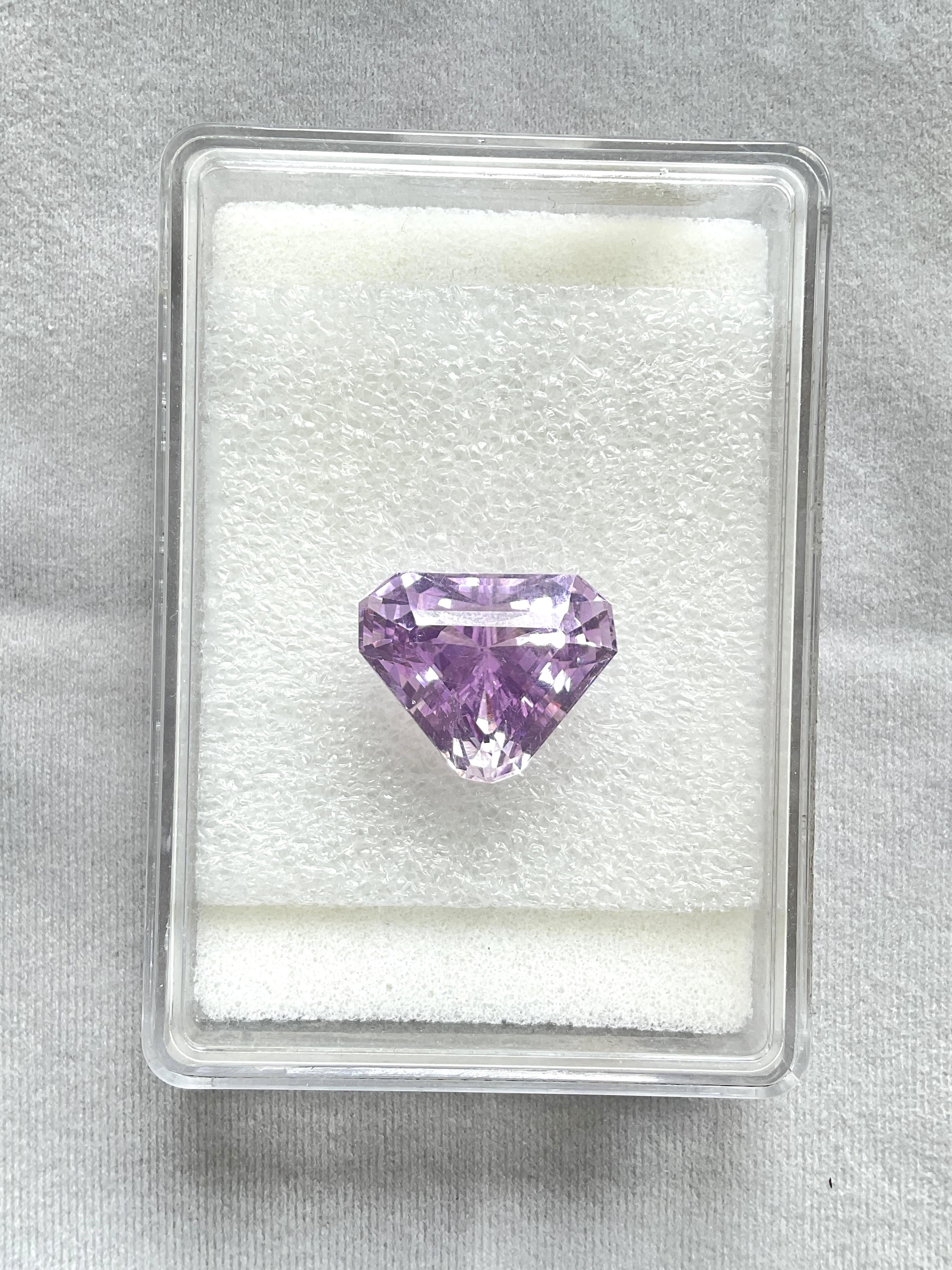 Art Deco High Quality 42.40 Carats Pink Kunzite Fancy Cut stone For jewelry Natural Gem