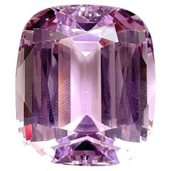 Alta Calidad 78.00 Quilates Kunzita Rosa Piedra talla cojín Para joyería Gema Natural