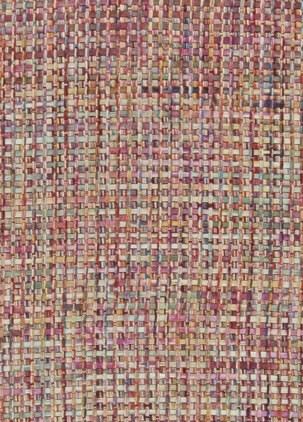 Hochwertiger abstrakter moderner mehrfarbiger Teppich von Doris Leslie Blau.
Größe: 12'3