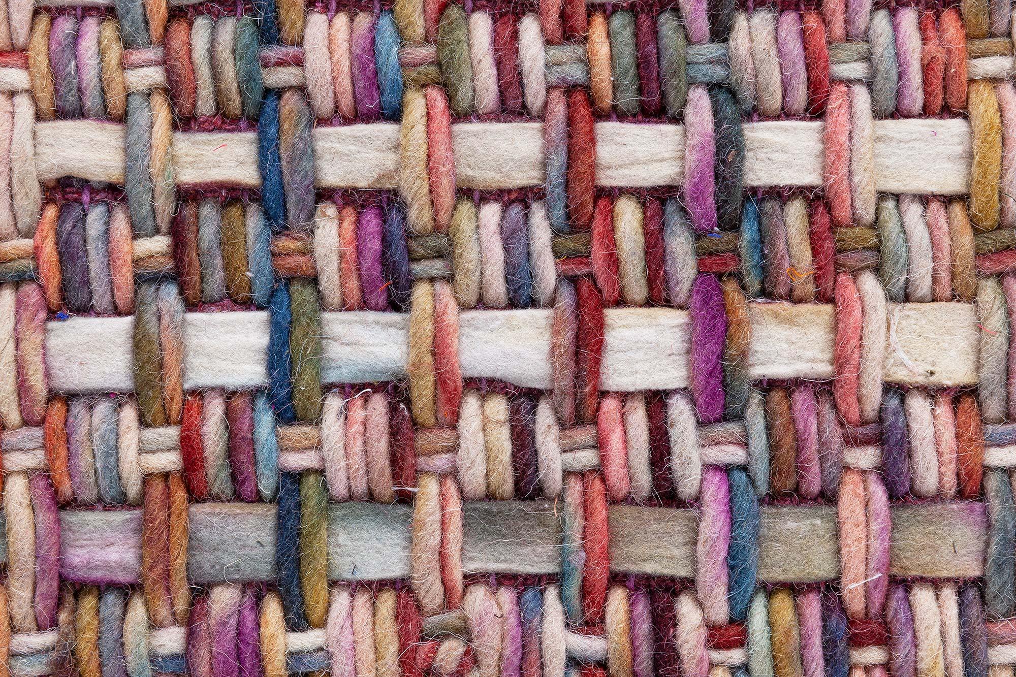 High-Quality Abstract Modern multicolored rug by Doris Leslie Blau.
Size: 12'3