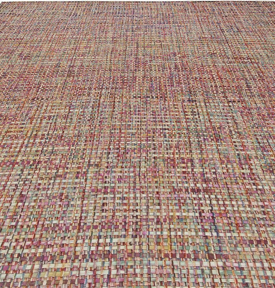 Abstrakter, moderner, mehrfarbiger Teppich von Doris Leslie Blau in hoher Qualität (Moderne) im Angebot