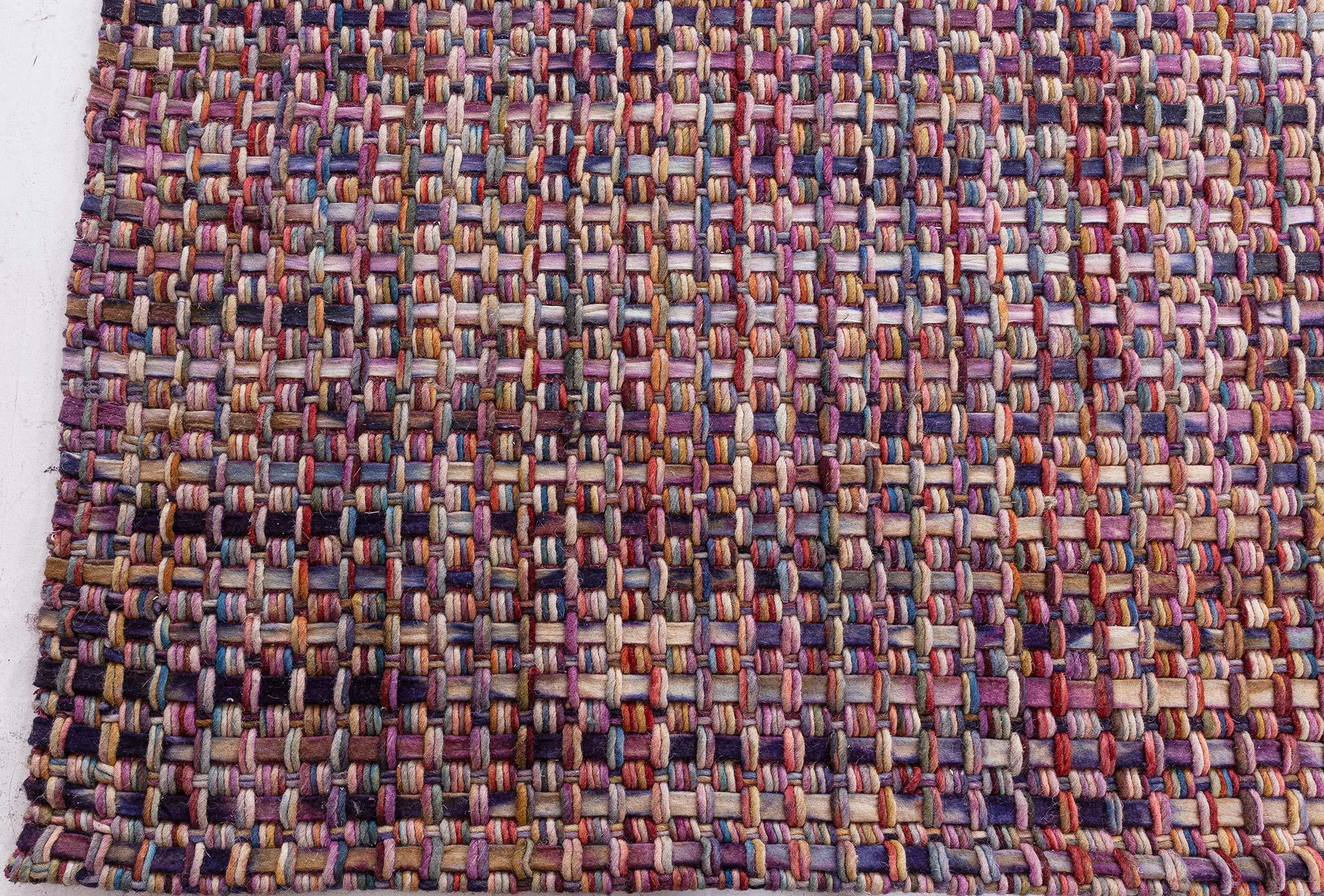 Contemporary High-Quality Abstract Modern Multicolored Rug by Doris Leslie Blau For Sale