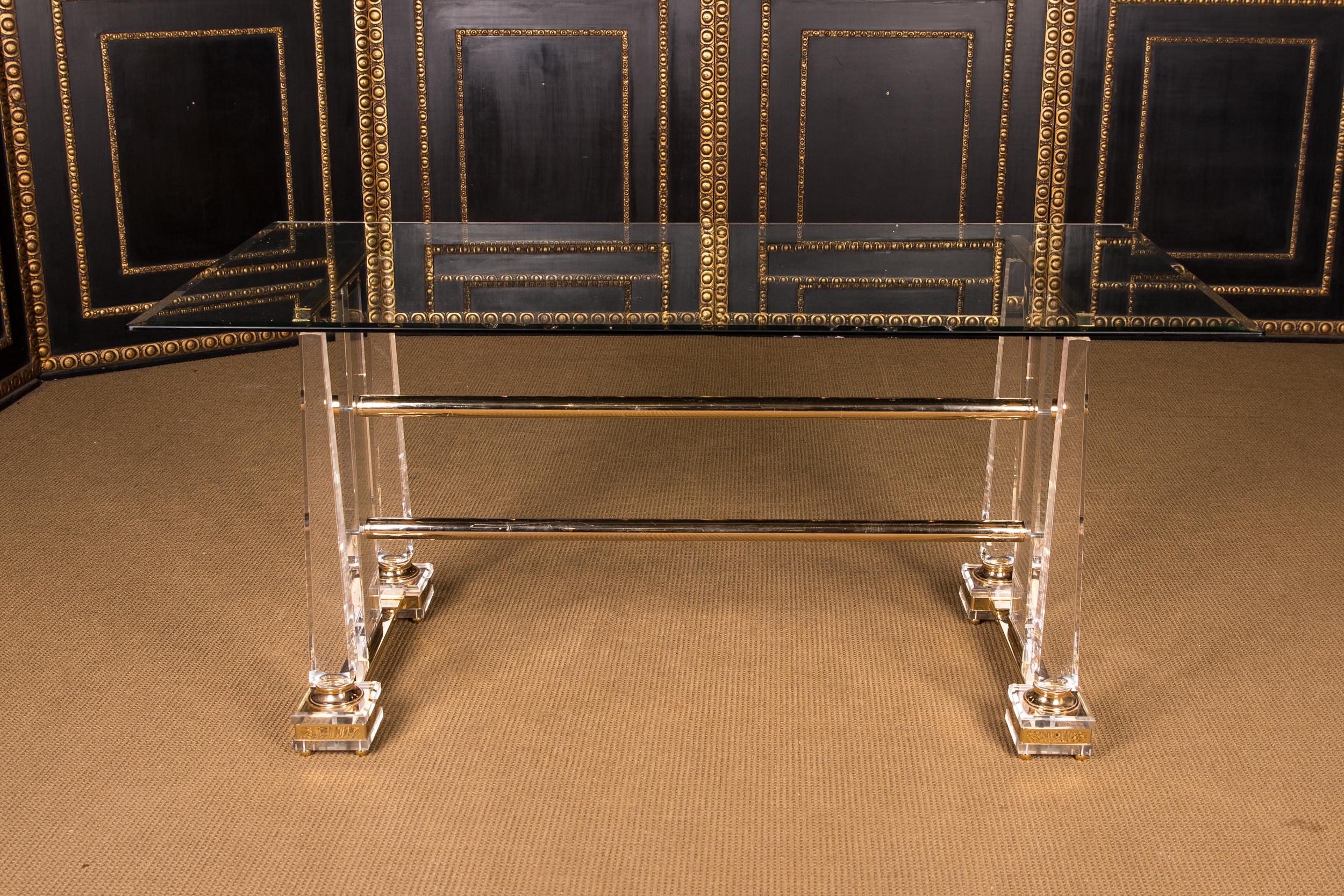 Italian High Quality Acrylic Dining Table