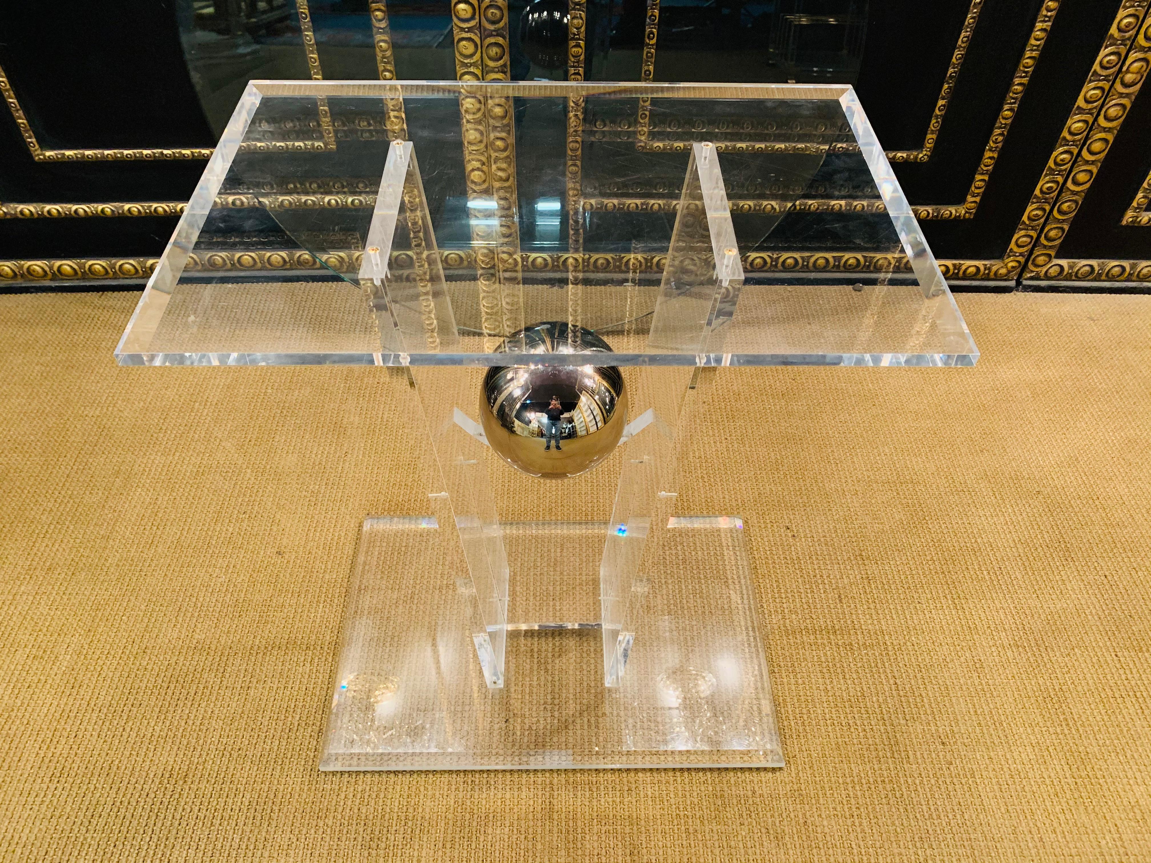 High Quality Acrylic Dining Table with Rectangular Glass Top glazed 3