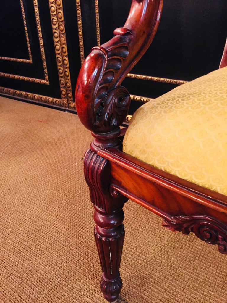 HighQuality Armchair, Russia circa 1830 Solid Mahogany For Sale at 1stDibs