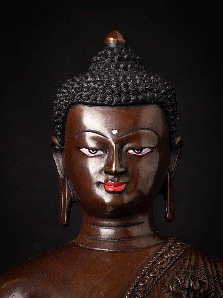 Statua di Buddha Nepalese in bronzo di alta qualità 5