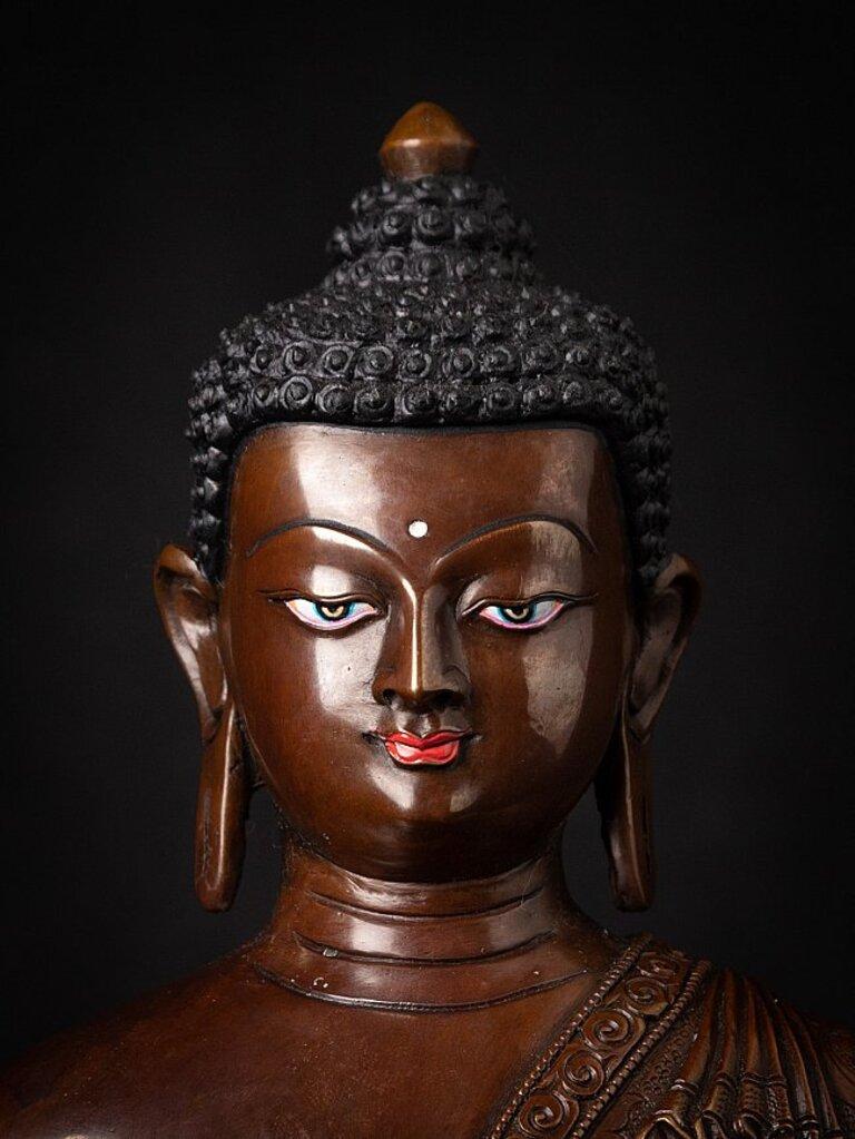 Statua di Buddha Nepalese in bronzo di alta qualità 5