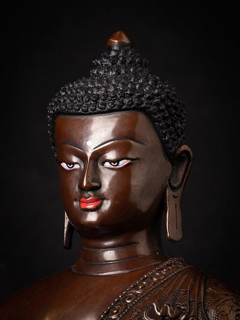 Statua di Buddha Nepalese in bronzo di alta qualità 7