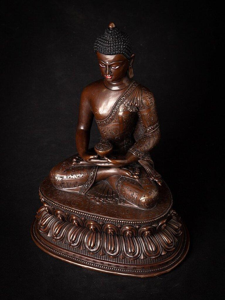 Statua di Buddha Nepalese in bronzo di alta qualità 8