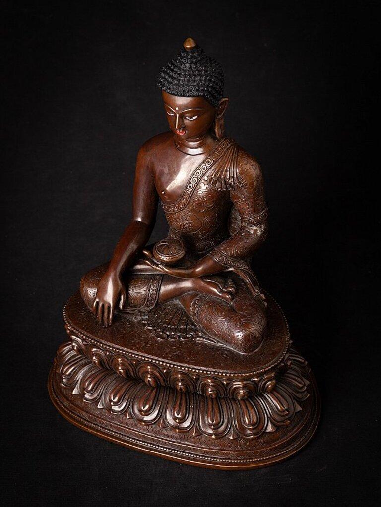 Statua di Buddha Nepalese in bronzo di alta qualità 8