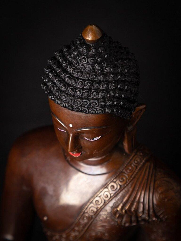 Statua di Buddha Nepalese in bronzo di alta qualità 9