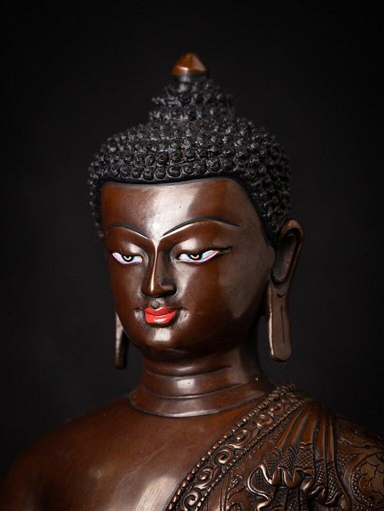 Statua di Buddha Nepalese in bronzo di alta qualità 10