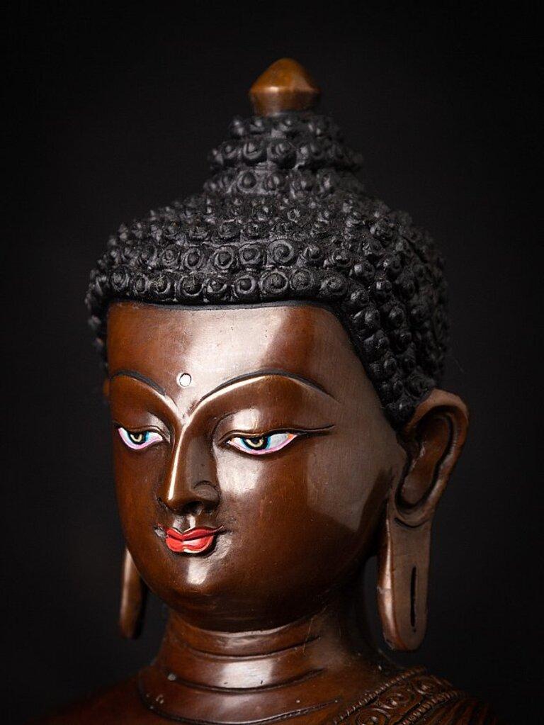 Statua di Buddha Nepalese in bronzo di alta qualità 10