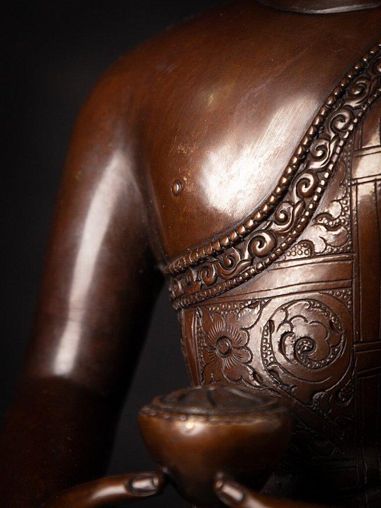 Statua di Buddha Nepalese in bronzo di alta qualità 11