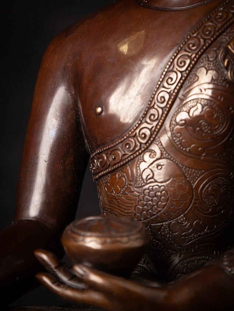 Statua di Buddha Nepalese in bronzo di alta qualità 11
