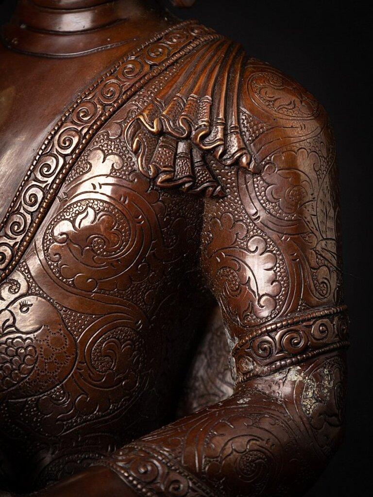 Statua di Buddha Nepalese in bronzo di alta qualità 12