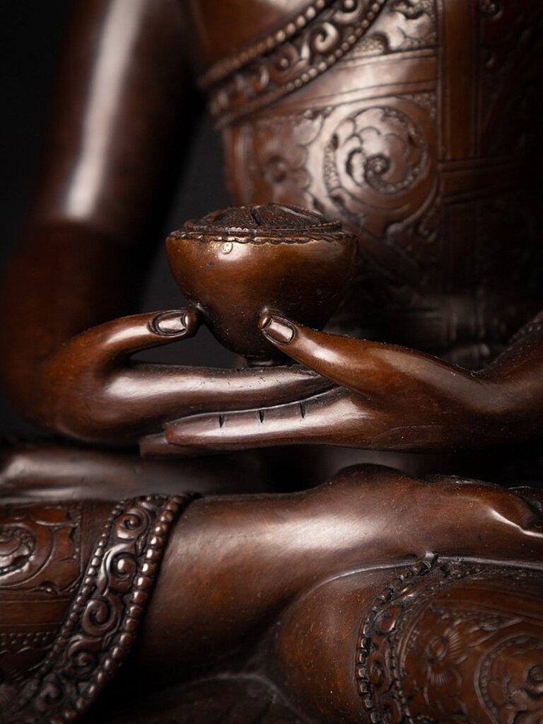 Statua di Buddha Nepalese in bronzo di alta qualità 13