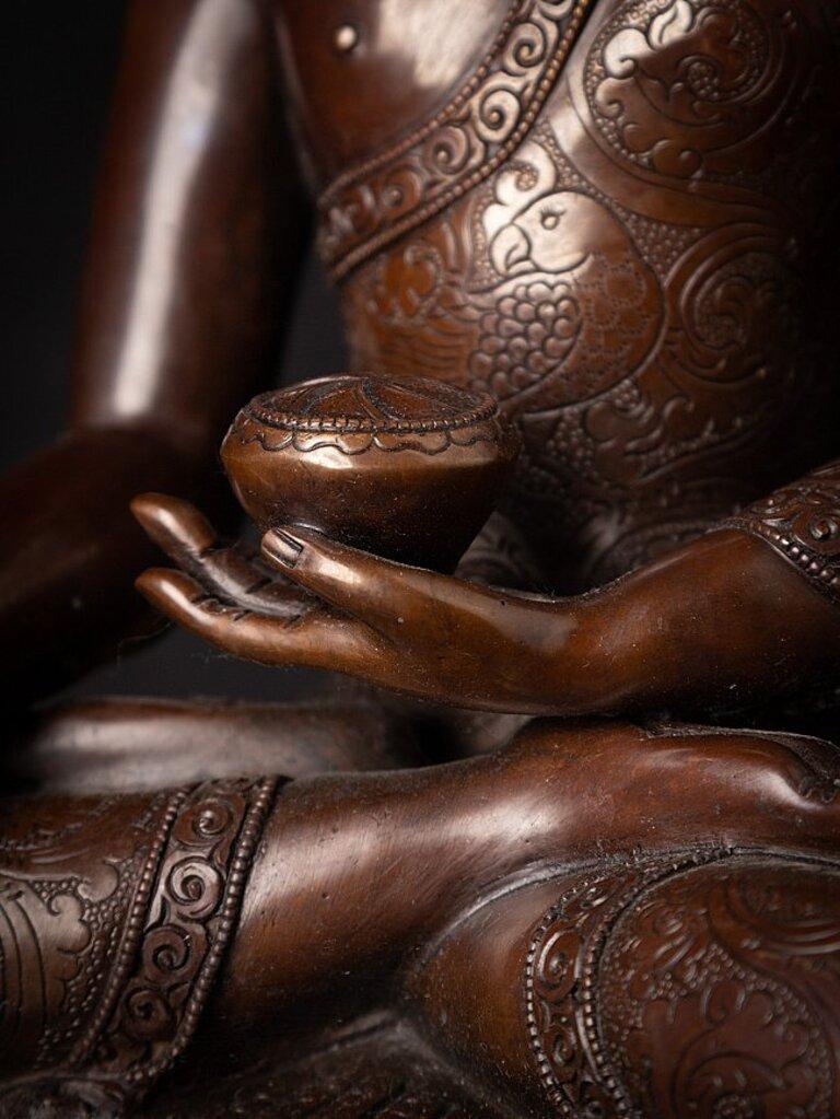 Statua di Buddha Nepalese in bronzo di alta qualità 13