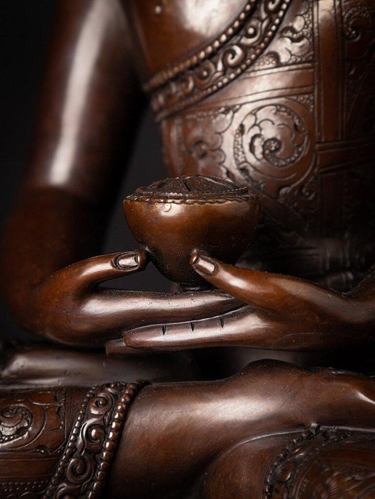 Statua di Buddha Nepalese in bronzo di alta qualità 14