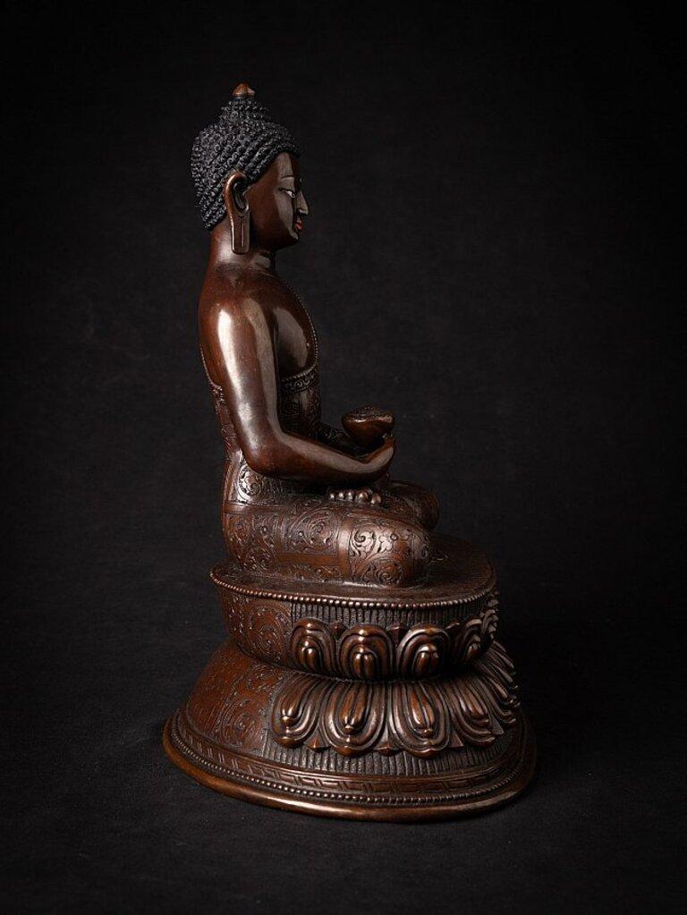 Bronzo Statua di Buddha Nepalese in bronzo di alta qualità