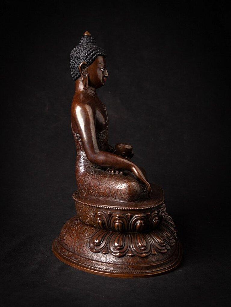 Bronzo Statua di Buddha Nepalese in bronzo di alta qualità