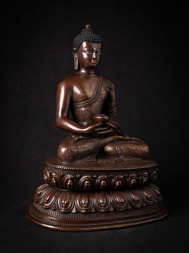 Statua di Buddha Nepalese in bronzo di alta qualità 1