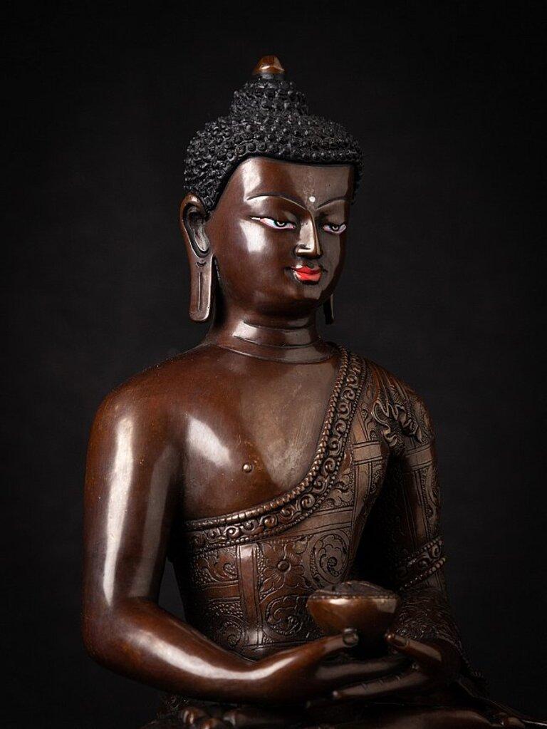 Statua di Buddha Nepalese in bronzo di alta qualità 2