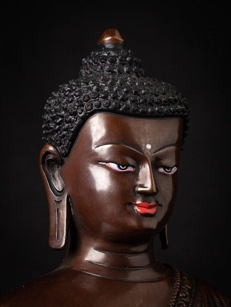 Statua di Buddha Nepalese in bronzo di alta qualità 3