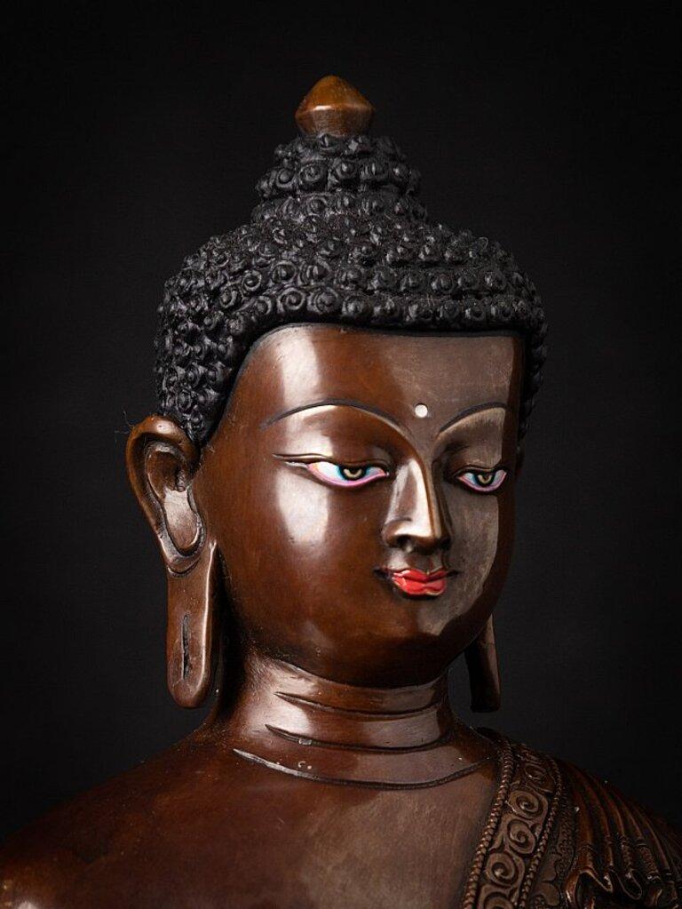 Statua di Buddha Nepalese in bronzo di alta qualità 3