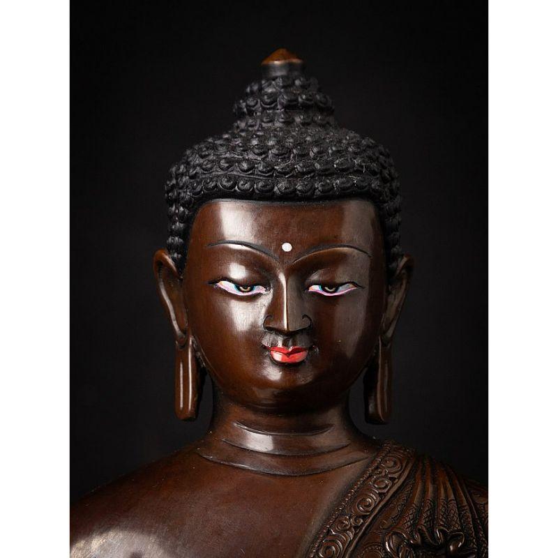 High quality bronze Nepali Medicine Buddha from Nepal 4