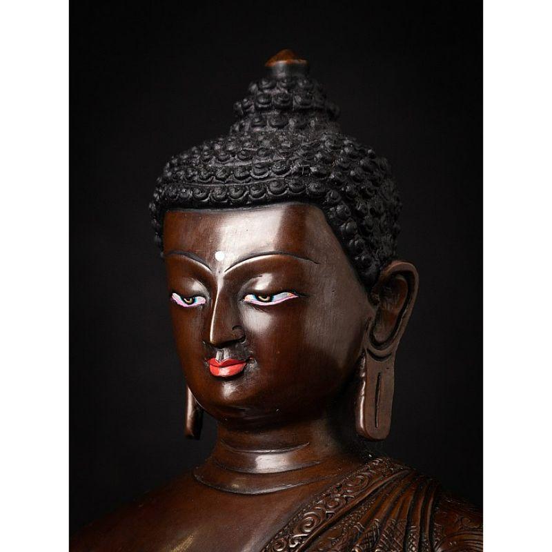 High quality bronze Nepali Medicine Buddha from Nepal 6