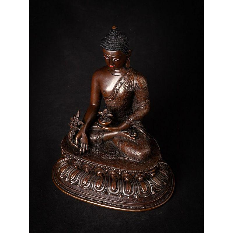 High quality bronze Nepali Medicine Buddha from Nepal 7