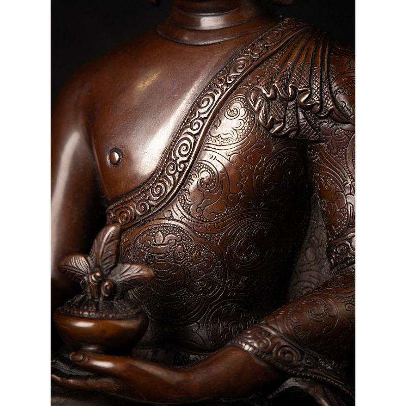 High quality bronze Nepali Medicine Buddha from Nepal 10