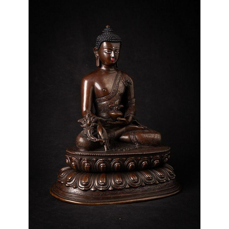 Bronze High quality bronze Nepali Medicine Buddha from Nepal