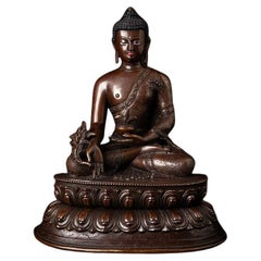 High quality bronze Nepali Medicine Buddha from Nepal