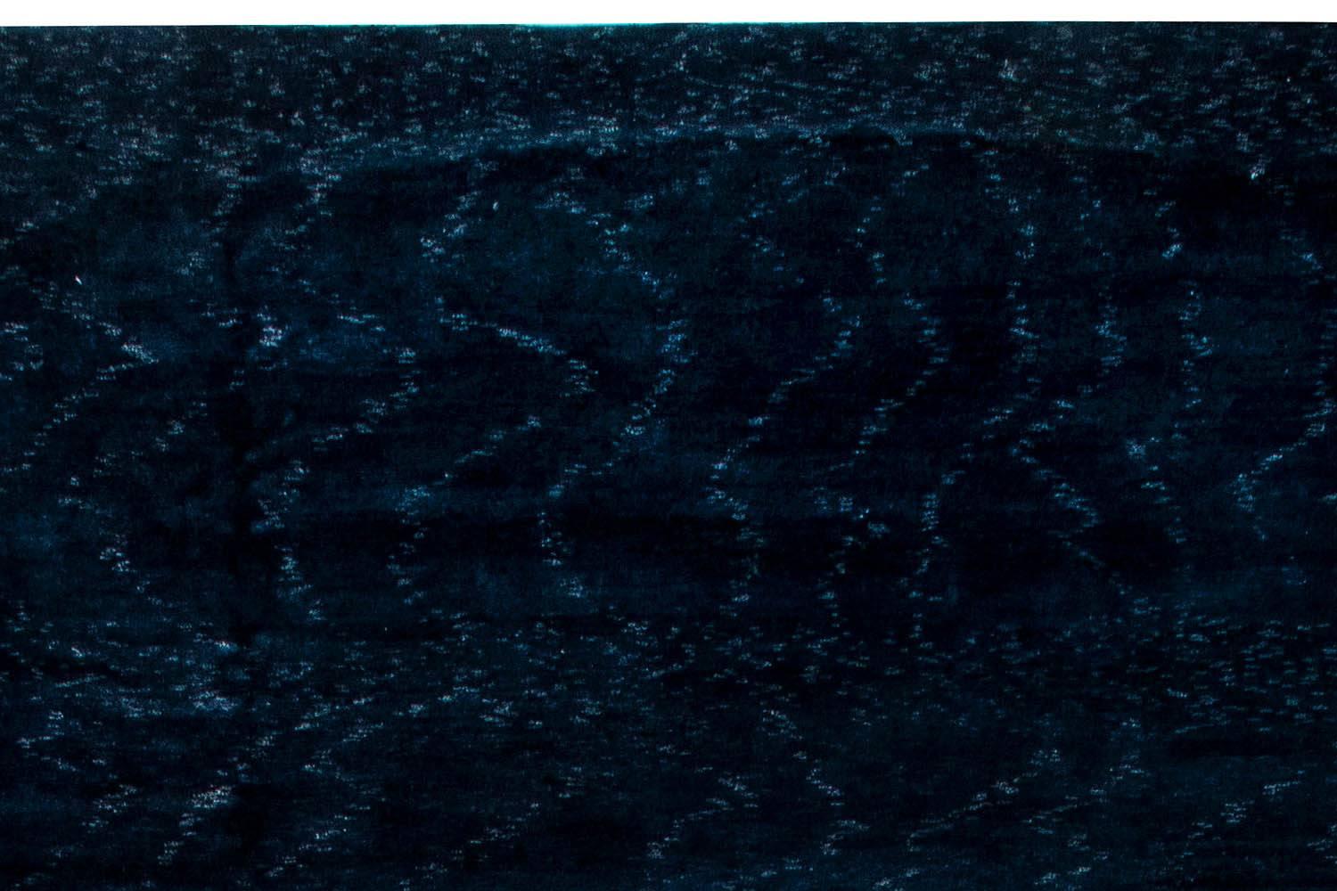 Hand-Knotted High-Quality Contemporary Midnight Blue Handmade Rug by Doris Leslie Blau For Sale