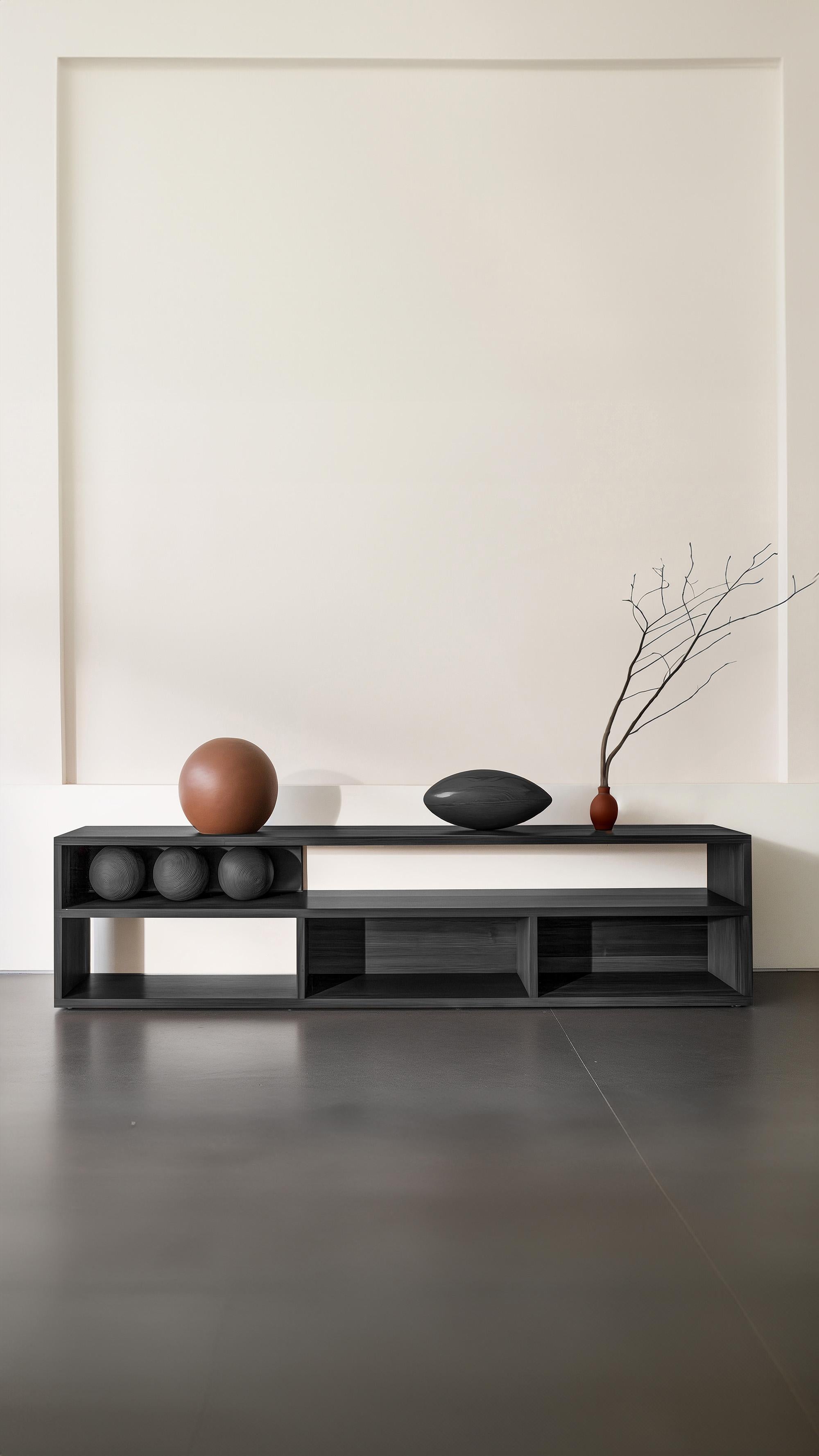 Credenza Artesanal de Alta Calidad 19, Colección Sereno, Esculturas Pequeñas Roble en venta
