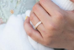 High Quality Diamond and 18 Carat Gold Wedding Band