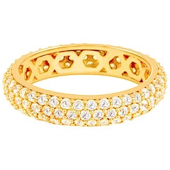 High Quality Diamond and 18 Carat Gold Wedding Band